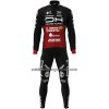 Set Fietsshirt Lange Mouw + Lange Koersbroek Drone Hopper 2022 Androni Giocattoli Rood Zwart